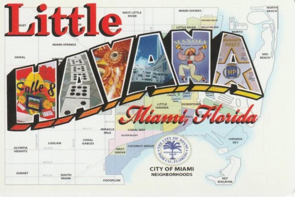 New! Havana Nights Villa ! Walk To Calle Ocho! Miami Exterior foto